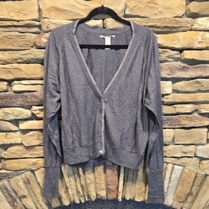 Lucky Brand Charcoal Women's Cardigan